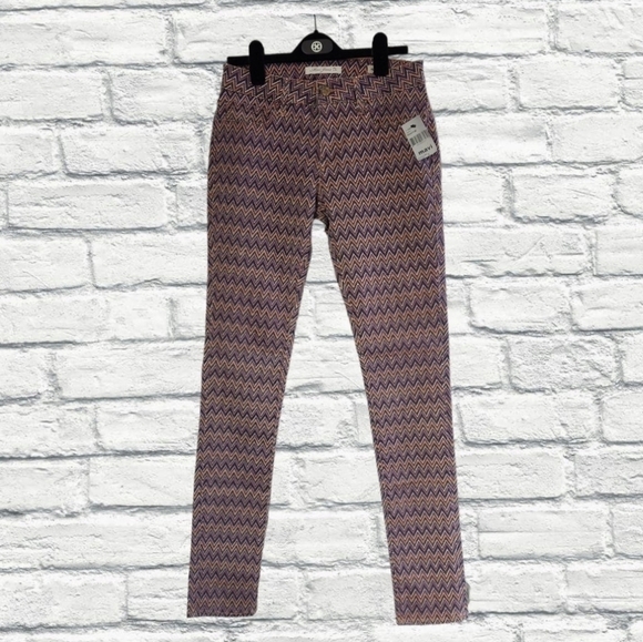 Mavi Denim - Mavi Jeans Womens 27 Alexa Chevron Skinny Mid Rise Denim